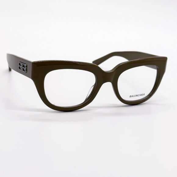 NEW BALENCIAGA BB0239O 004 BROWN CAT EYE WOMEN EYEGLASSES - Picture 4 of 9